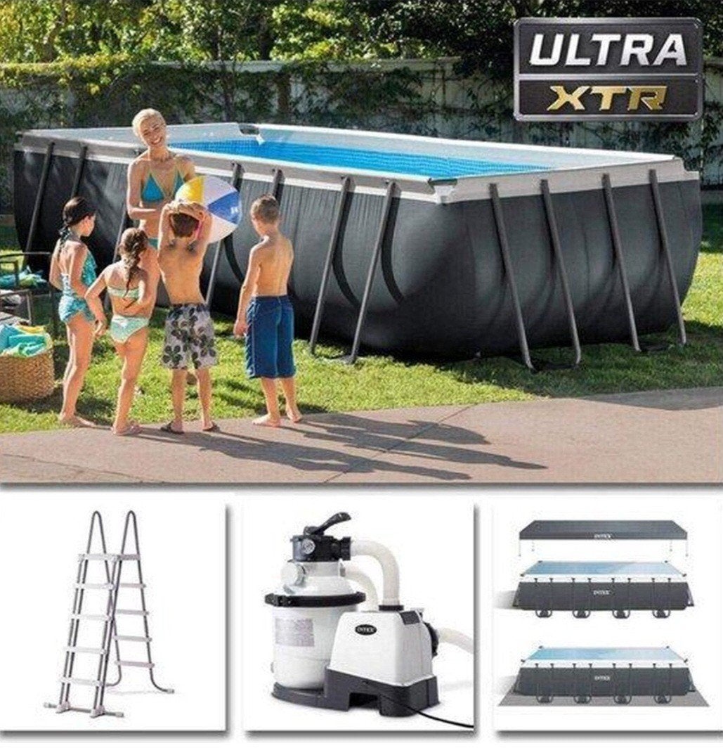 Splinternieuw supergroot Intex XTR zwembad., 120 cm of meer, 200 tot 300 cm, Ophalen of Verzenden, Rechthoekig