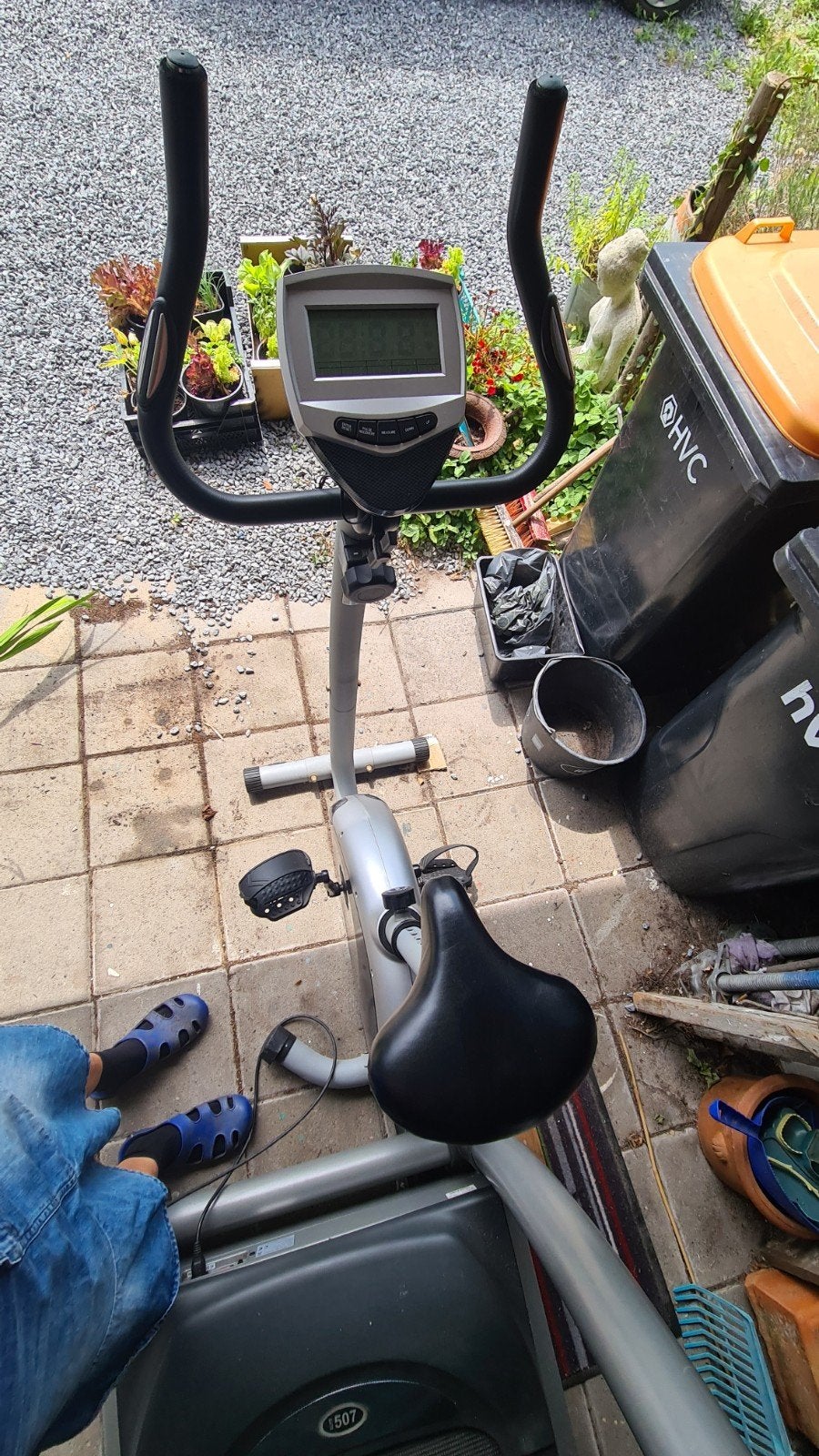 Hometrainer revalidatie heup knie thuissporten afvallen, Ophalen of Verzenden, Gebruikt, Hometrainer