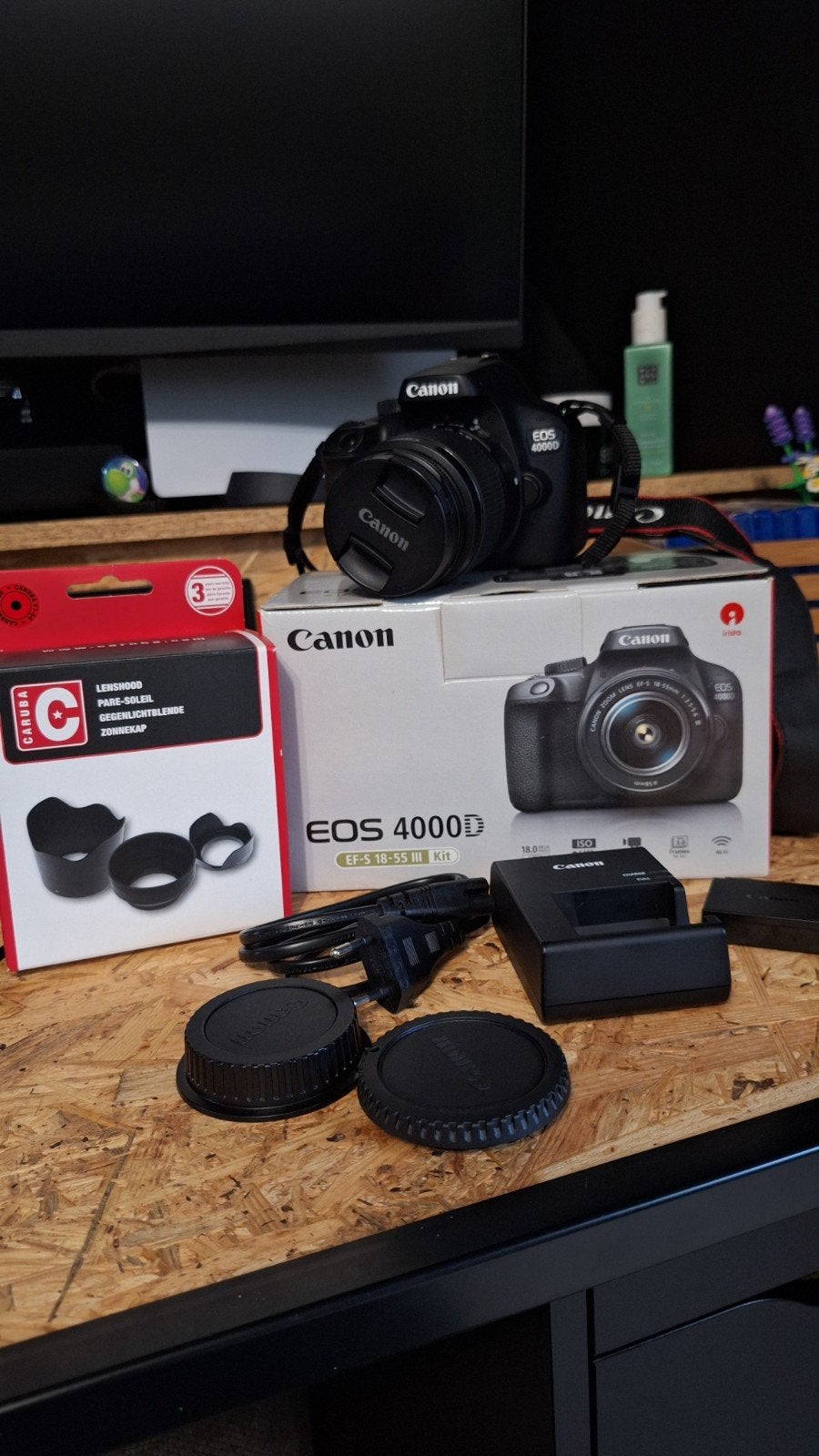 Canon EOS 4000D, Audio, Tv en Foto, Ophalen, Spiegelreflex, Canon, Zo goed als nieuw