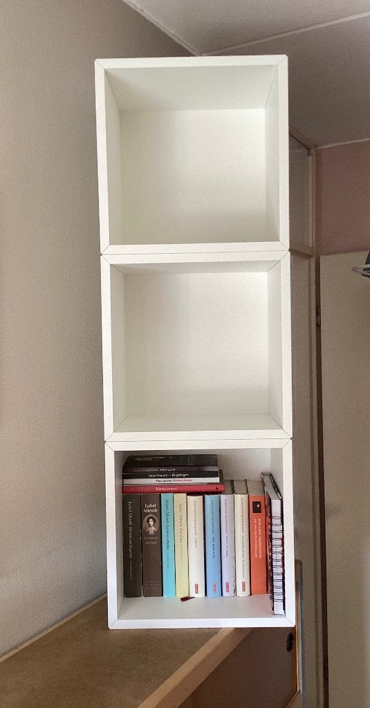 3 Eket kastjes van IKEA met wandrails, Huis en Inrichting, Ophalen, Gebruikt
