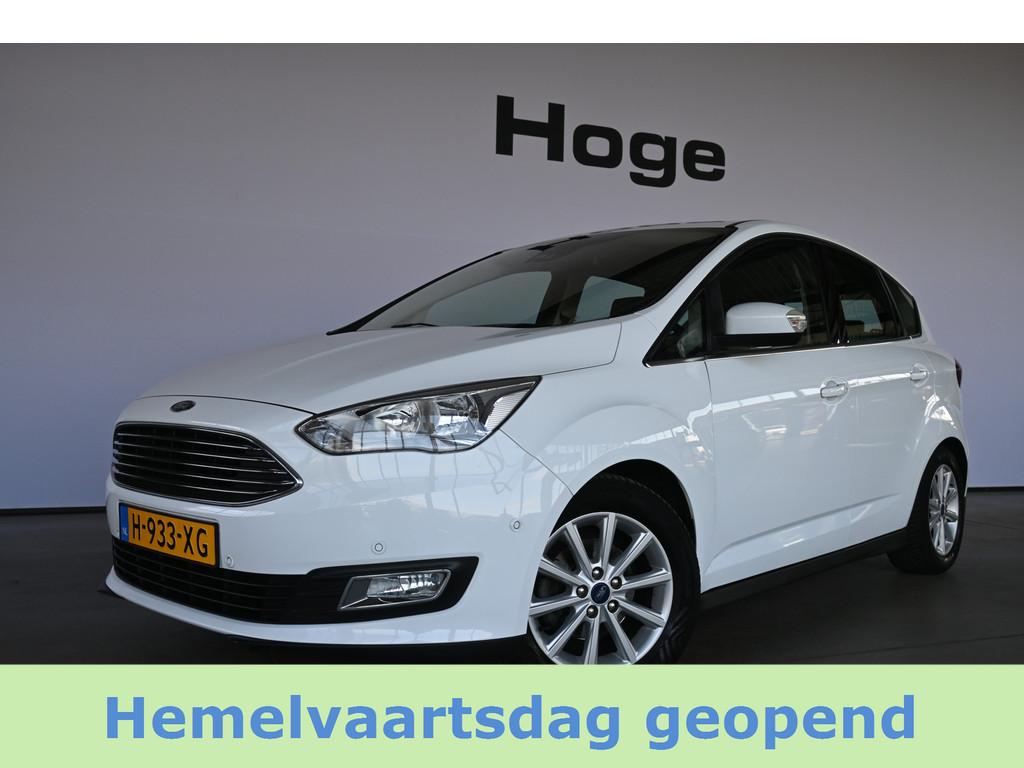 Ford C-MAX 1.0 Ambiente Clima Cruise Control Navigatie LED R, Voorwielaandrijving, Met garantie (alle), Wit, Handgeschakeld