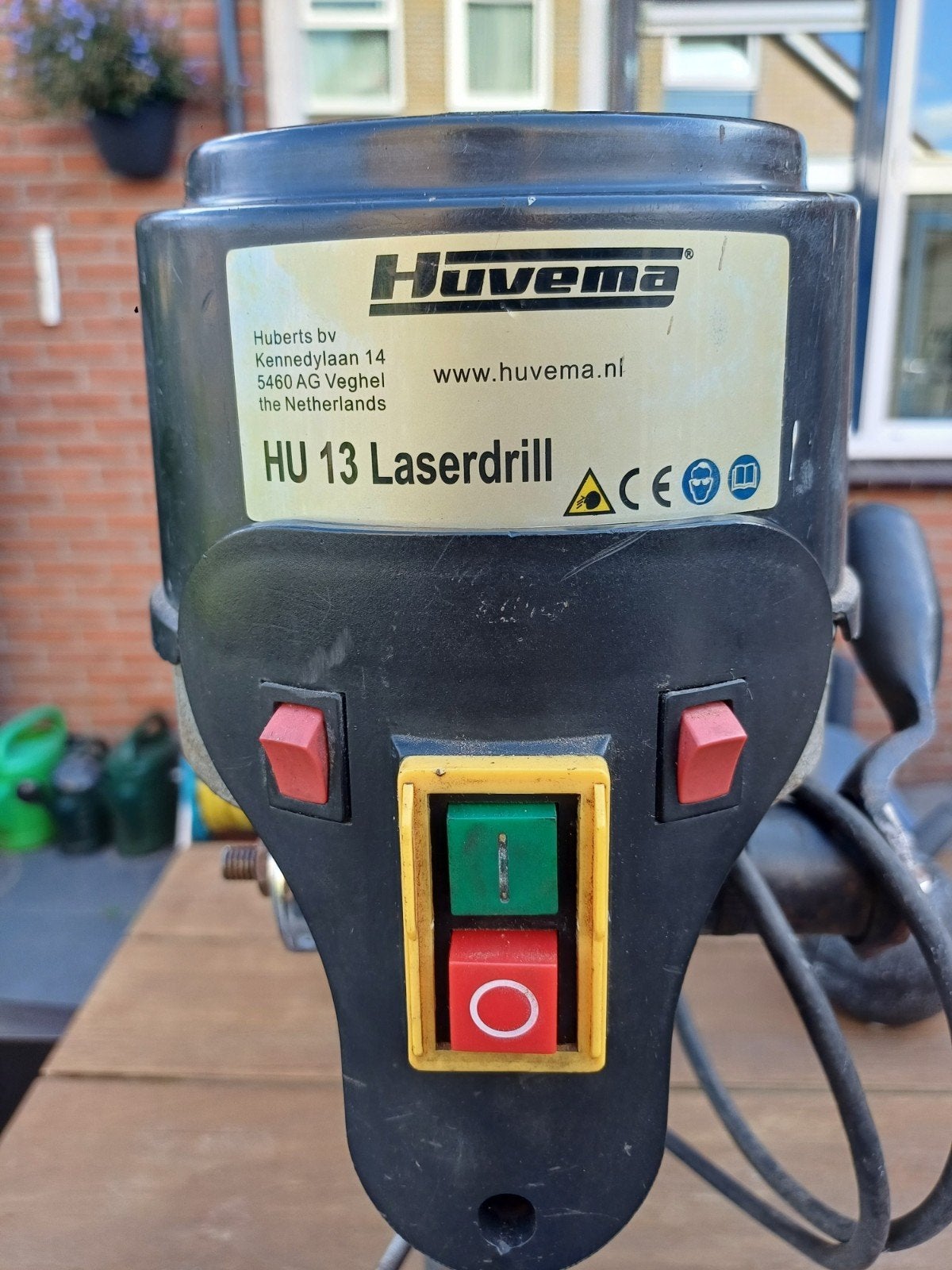 Kolomboormachine Huvema HU 13 Laserdrill, Doe-het-zelf en Verbouw, Ophalen, Gebruikt, Variabele snelheid, Minder dan 400 watt