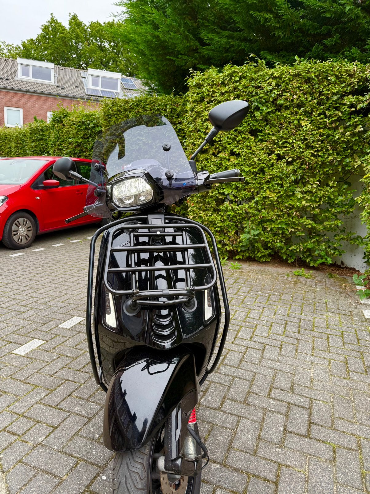 Vespa Sprint | 7.860 KM | Full option | Geel kenteken, Fietsen en Brommers, Ophalen, Maximaal 45 km/u, Vespa S, Zo goed als nieuw