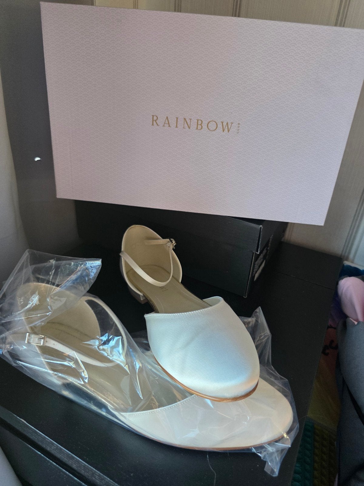 bruidsschoenen Rainbow, Rainbow, Schoenen met lage hakken, Beige, Ophalen of Verzenden