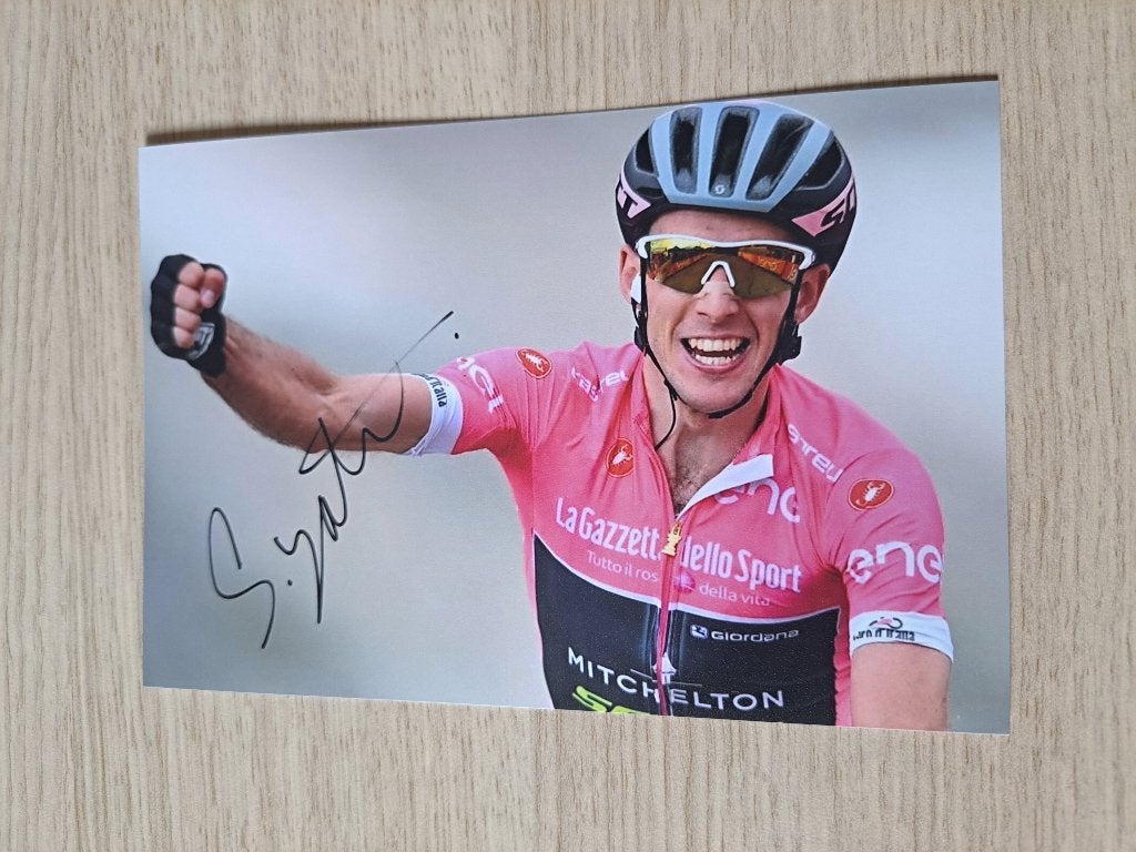 Simon Yates - Tour # Foto met handtekening (print), Ophalen of Verzenden, Nieuw, Overige sporten, Overige typen