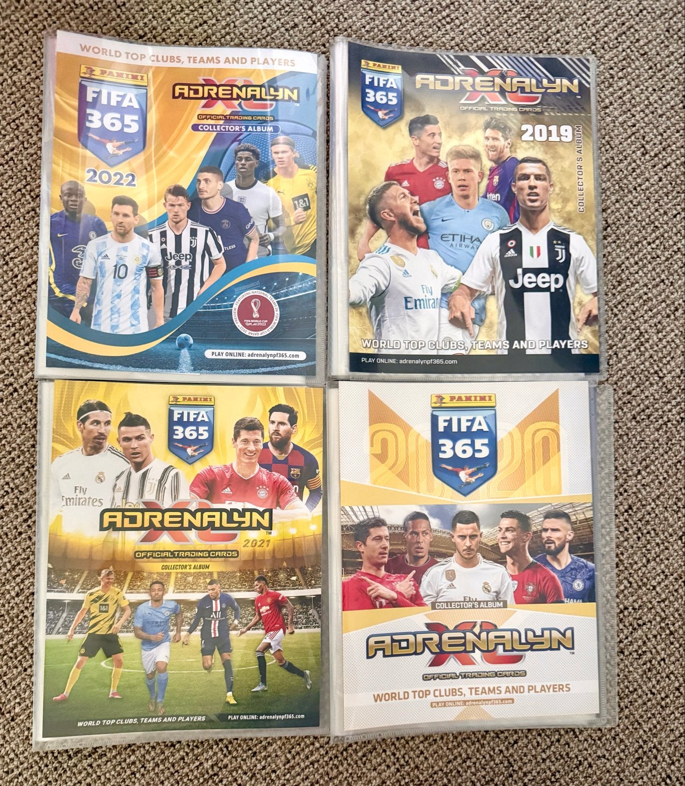 Grote collectie Panini FIFA 365 Adrenalyn XL kaarten, Ophalen of Verzenden, Zo goed als nieuw, Spelerskaart