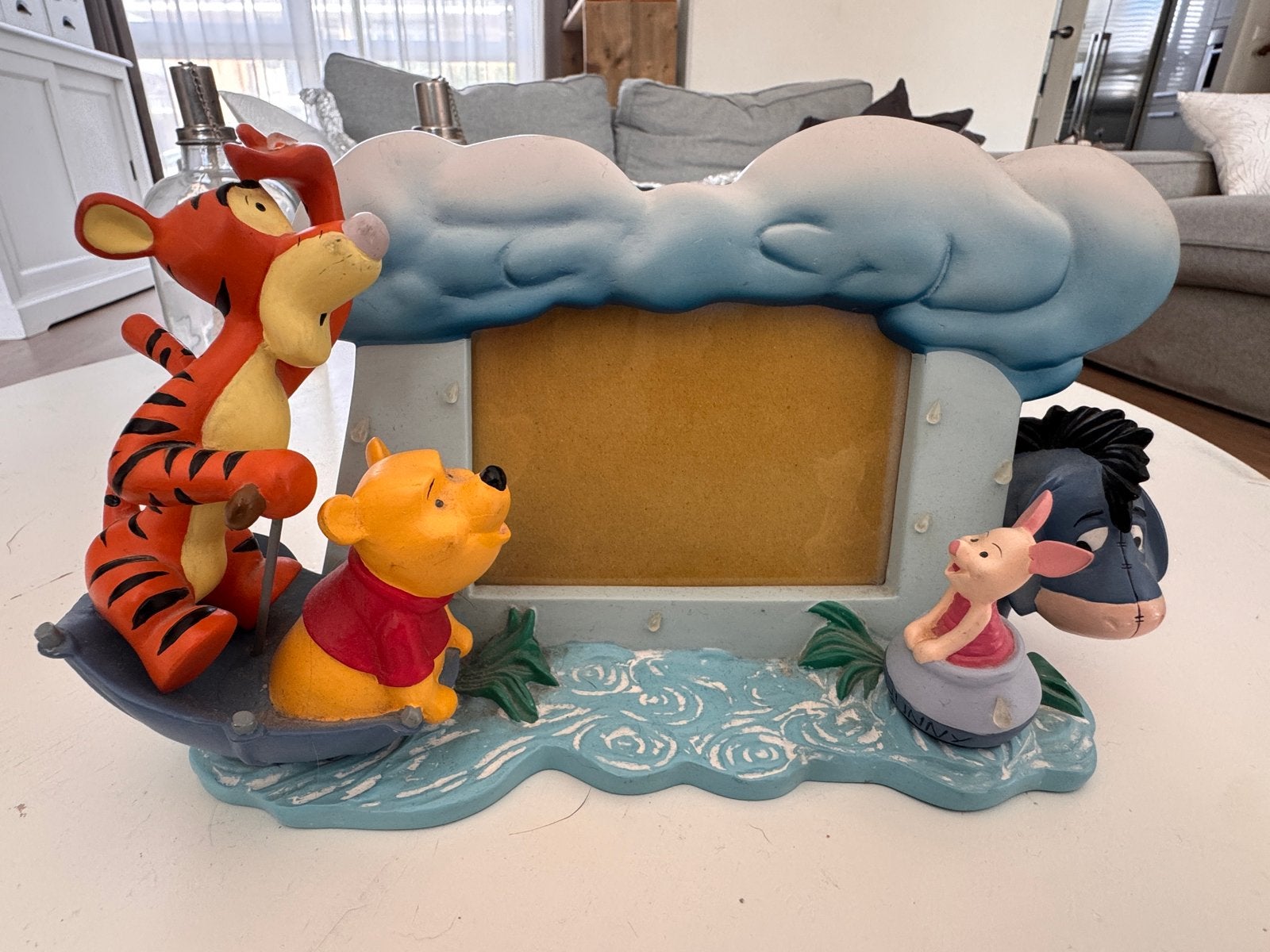 Disney Winnie de Poeh fotolijst met Tigger, Knorretje, Iejoo, Kunststof, Gebruikt, Ophalen of Verzenden, Fotolijst