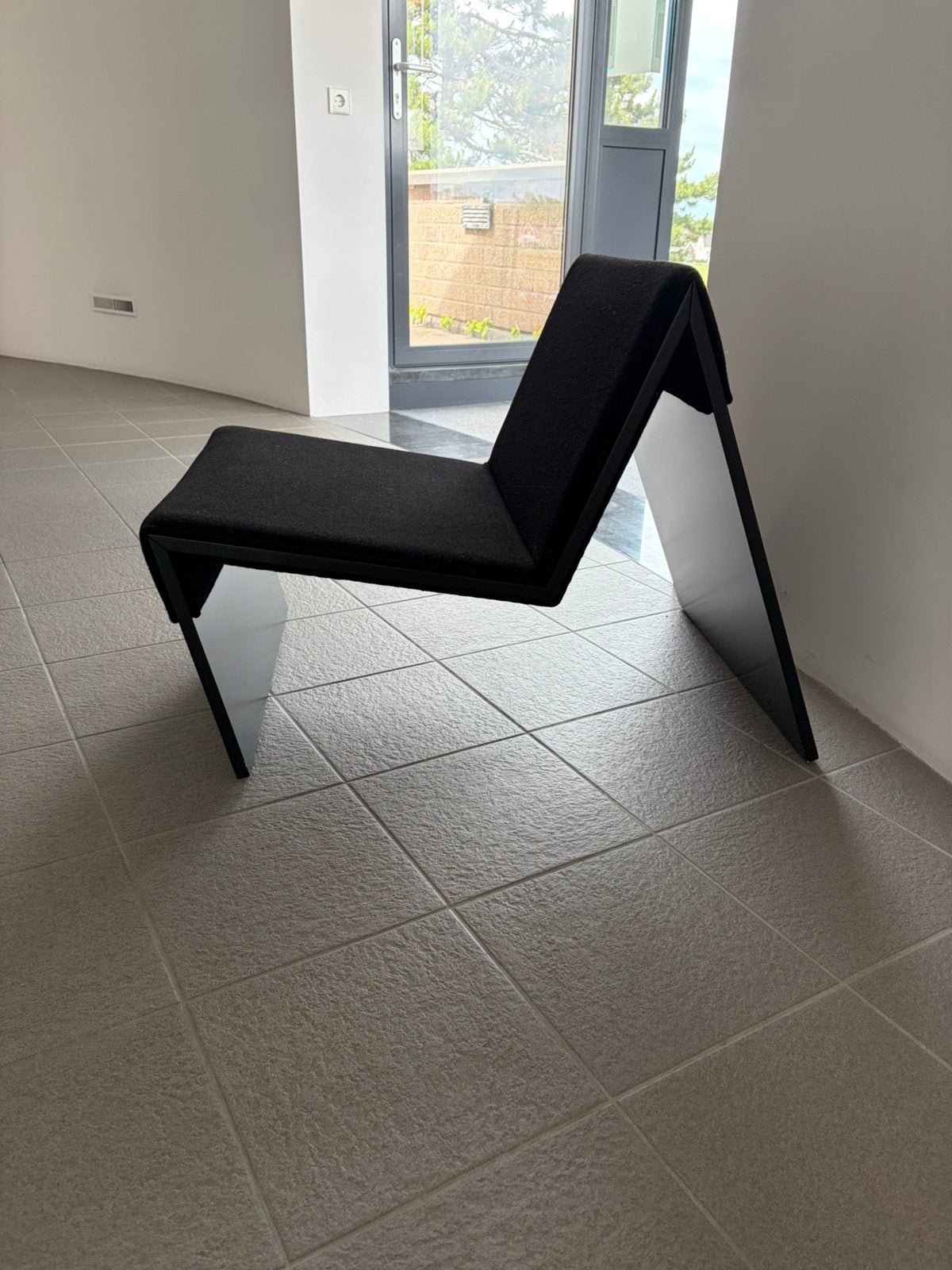 SZ10 “M-stoel” van Hans Ebbing, Ton Haas & Paul Schudel, Zwart, Ophalen of Verzenden, Zo goed als nieuw, Stof
