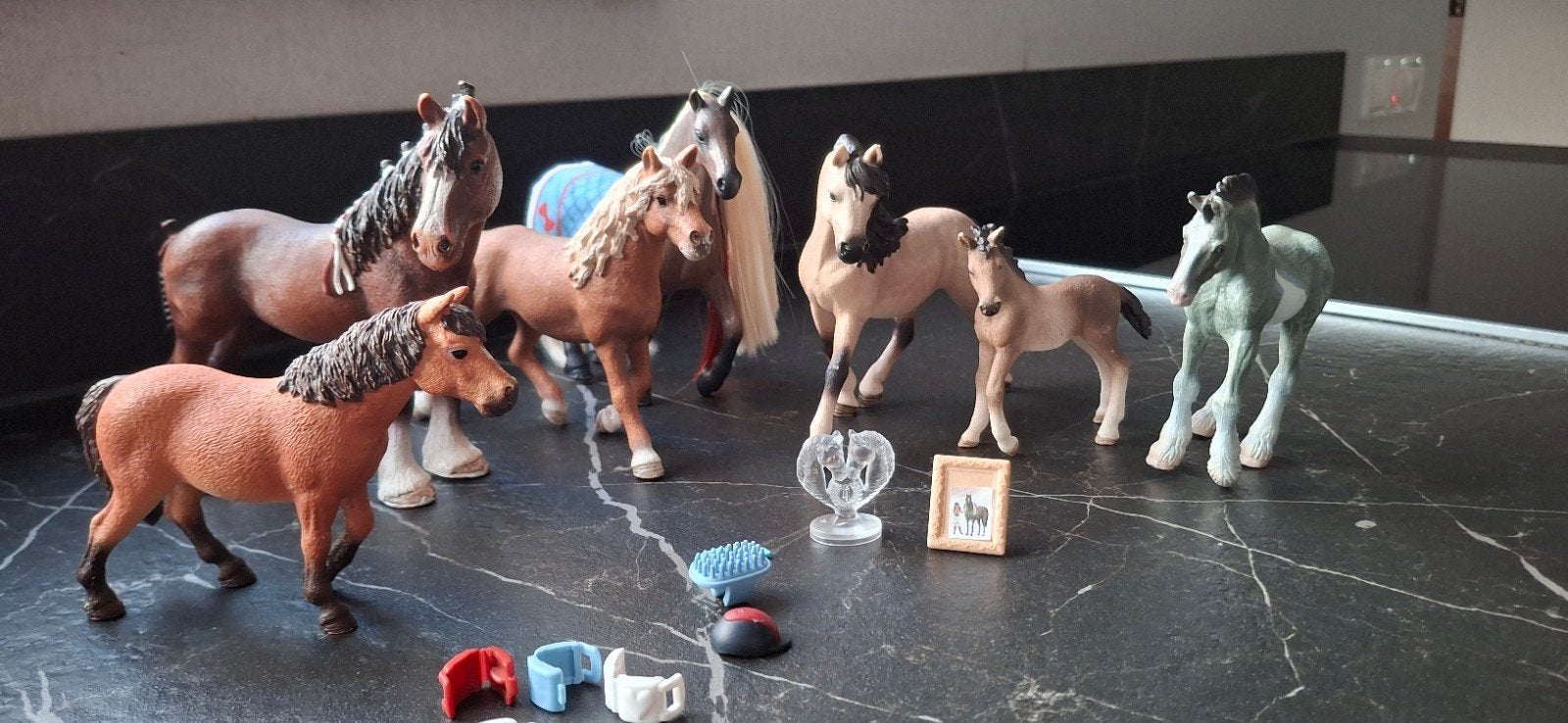 schleich paarden paard hengst merrie, Ophalen, Zo goed als nieuw