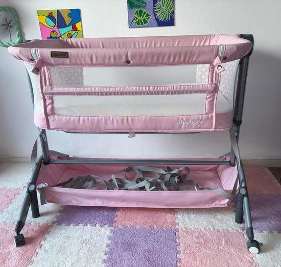 Chipolino Co-sleeper Roze - In goede staat, Ophalen, Zo goed als nieuw, Wieg