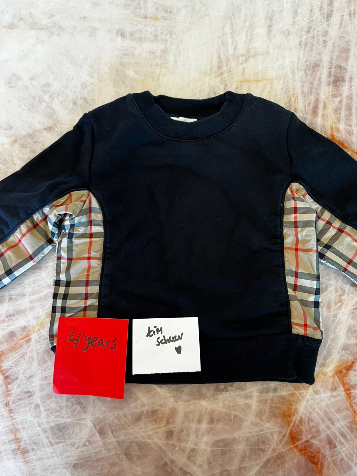Originele Burberry trui 3-4 jaar, Ophalen of Verzenden, Zo goed als nieuw, Jongen, Trui of Vest