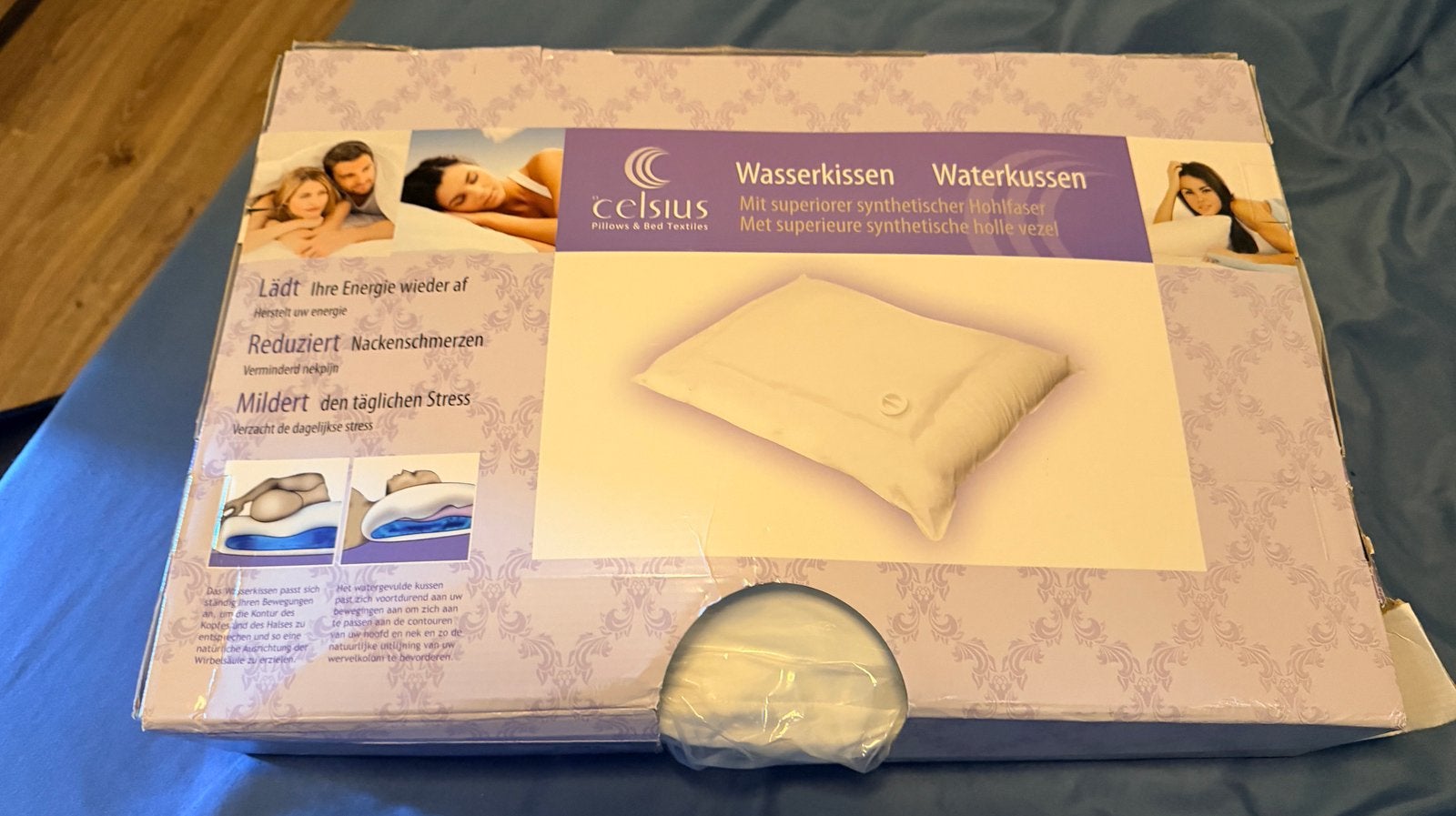 Celsus Waterkussen, ergonomisch hoofdkussen, Eenpersoons, Wit, Ophalen of Verzenden, Zo goed als nieuw