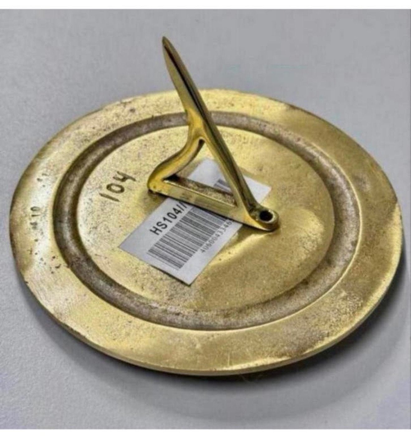 Premium massief messing zonnewijzer klok deco tarrot zon, Nieuw, Ophalen of Verzenden, H, H