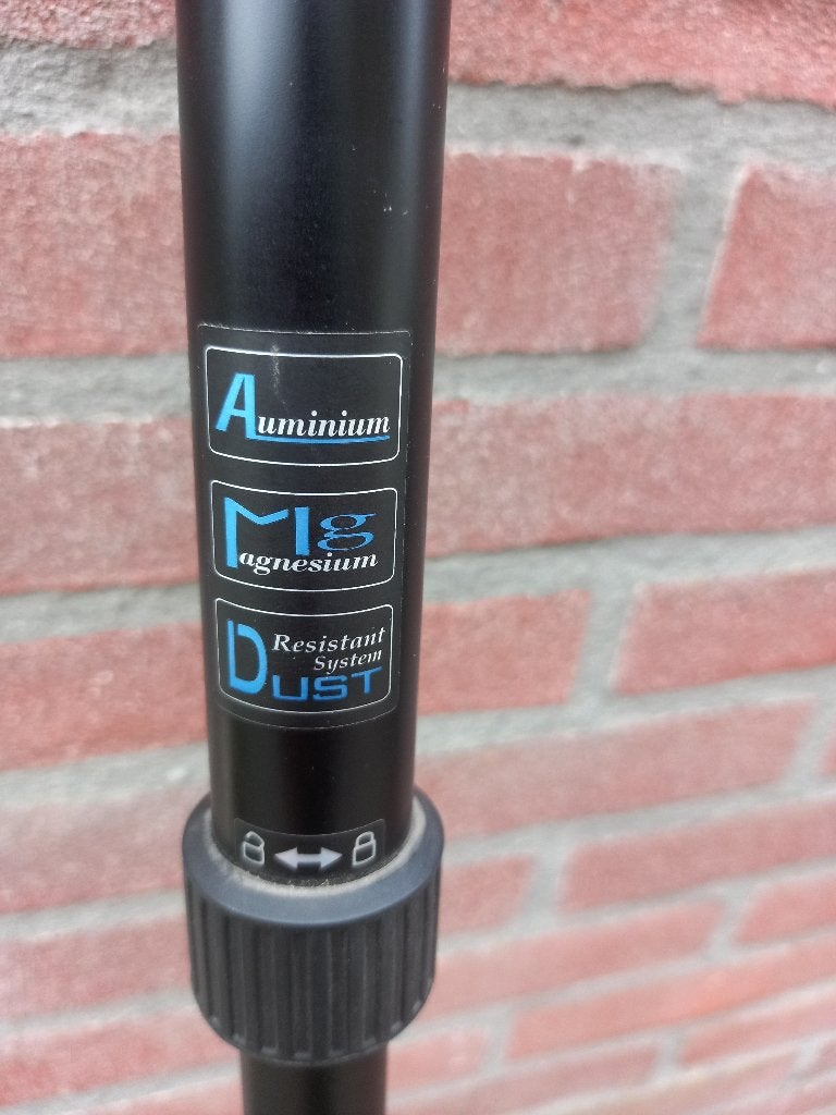 Statief, eenpoot, monopod, losse verrekijker interface, Monopod functie, Benro, Zo goed als nieuw, 150 tot 175 cm