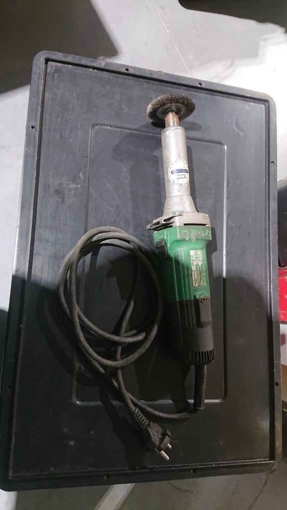 Hitachi rechte slijper, Ophalen of Verzenden, Gebruikt, 700 tot 1000 watt, Rechte handslijpmachine