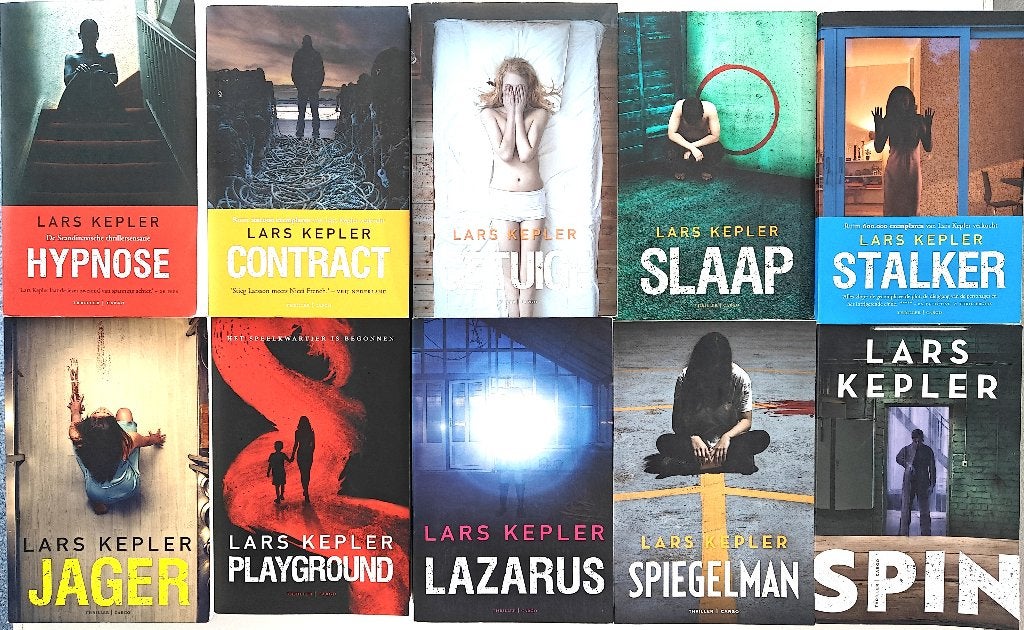 10 boeken van Lars Kepler, Ophalen of Verzenden, Zo goed als nieuw