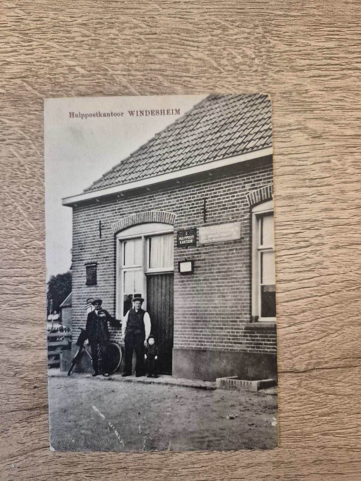 Mooie oude kaart Hulppostkantoor Windesheim, Ophalen of Verzenden
