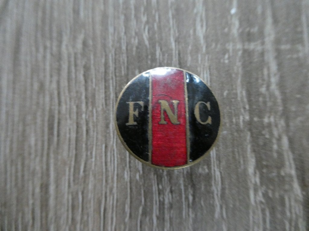 Belgische veteranen knoopsgat speldje, Ophalen of Verzenden, Landmacht, Overige gebieden, Embleem of Badge