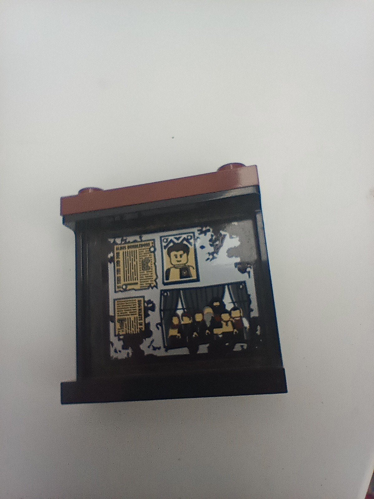 LEGO 2x2 tegelkrantenartikel uit de tovenaars wereld, Ophalen of Verzenden