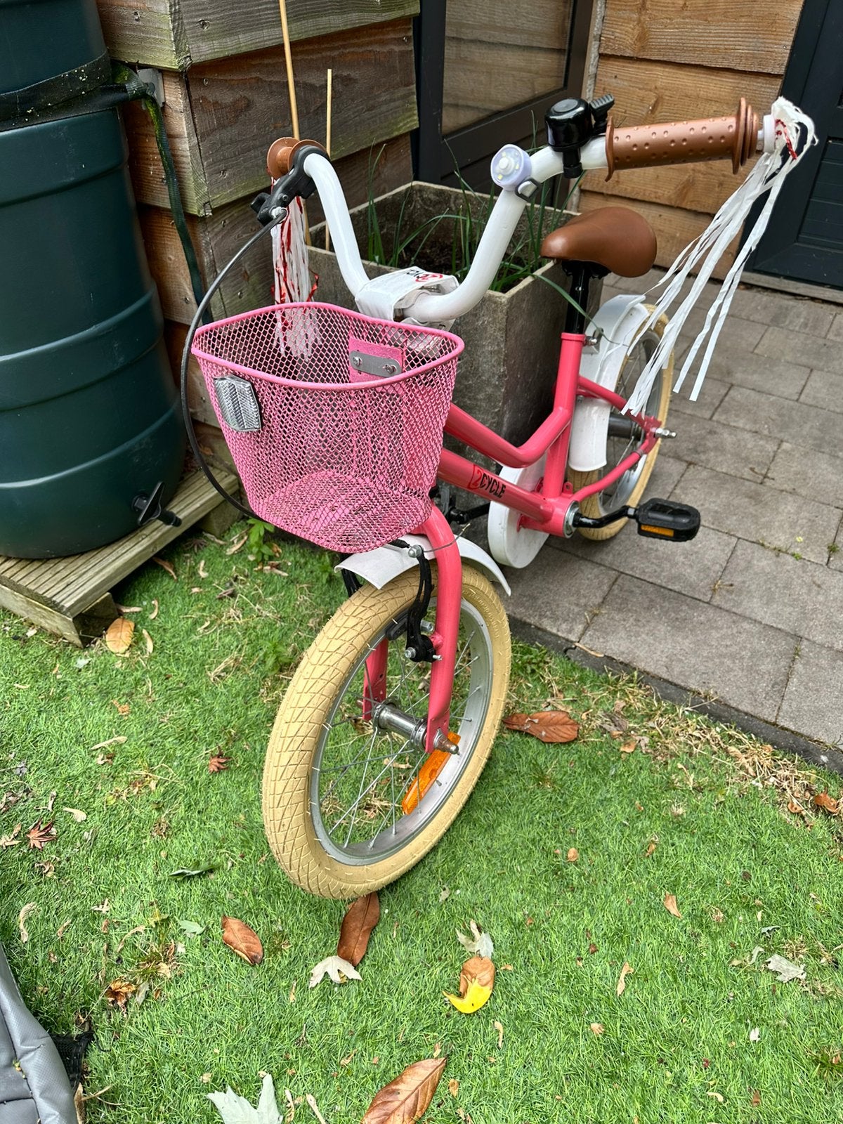 Meisjesfiets 16 inch zgan, Fietsen en Brommers, Ophalen of Verzenden, Zo goed als nieuw, 16 tot 20 inch