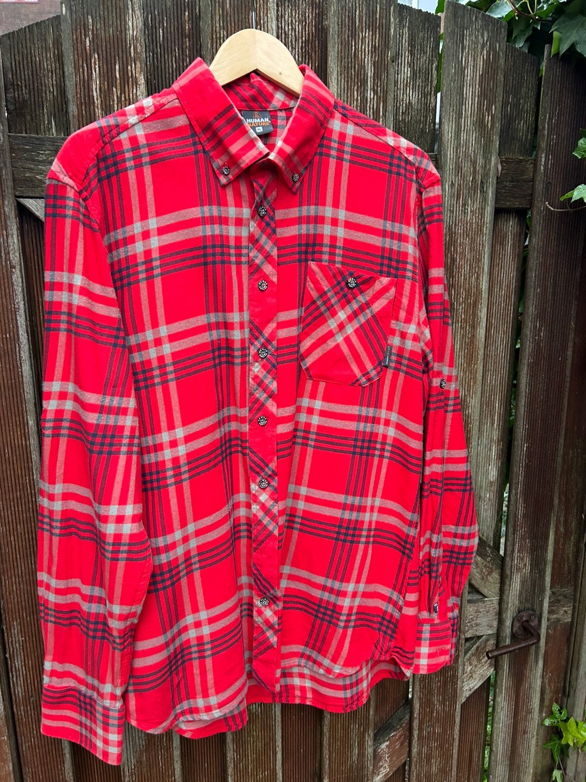 Human Nature outdoor overhemd xl izgst, Ophalen, Zo goed als nieuw, Blauw, Halswijdte 43/44 (XL)