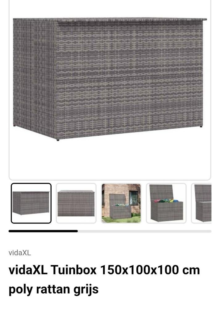 Tuinbox, Ophalen, Kunststof, 1 tot 2 meter, Minder dan 3 meter