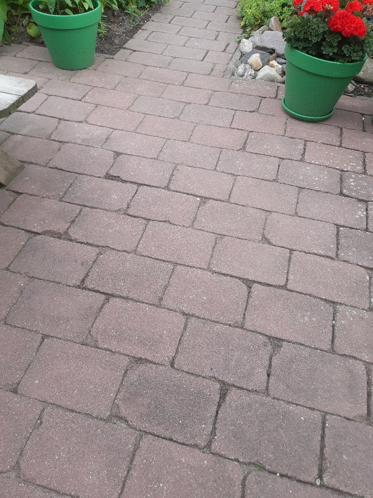 rode tegels 20 bij 30, Tuin en Terras, Ophalen, Gebruikt, 10 m² of meer, Beton