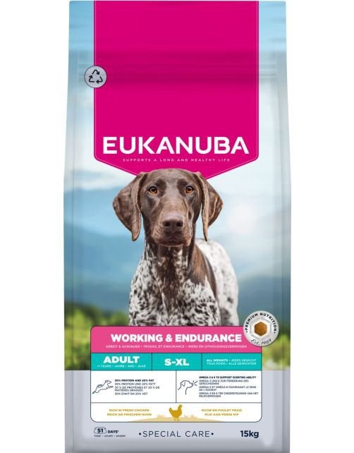 Eukanuba working en endurance 15kg, Ophalen of Verzenden, Hond