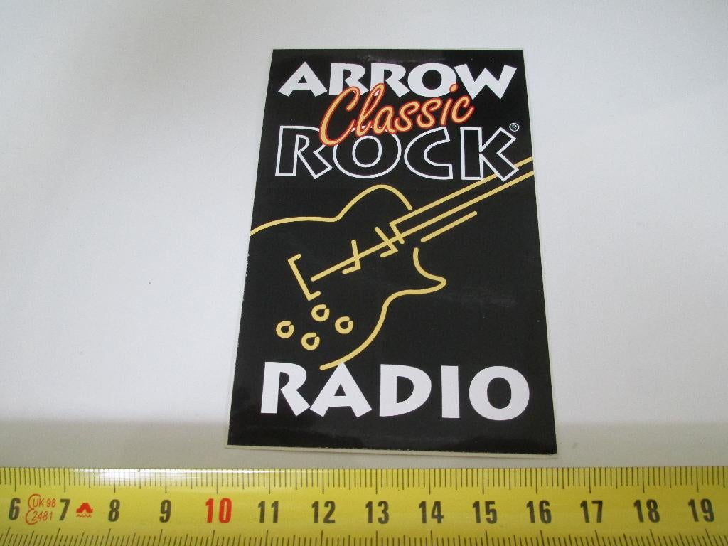sticker ARROW Classic ROCK Radio  *, Ophalen, Zo goed als nieuw