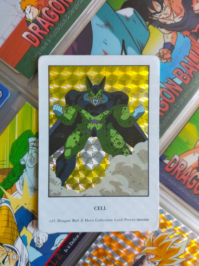 Dragon Ball Z Hero Collection Kaart #147 Cell Foil, Hobby en Vrije tijd, Verzamelkaartspellen | Overige, Ophalen of Verzenden