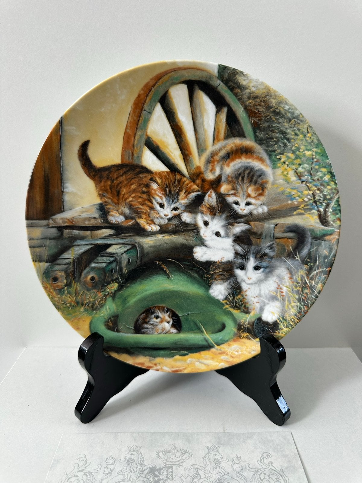 Seltmann Weiden Verzamelbord "Versteckspiel" - Katten bord, Ophalen of Verzenden, Zo goed als nieuw, Porselein, Bord of Schaal