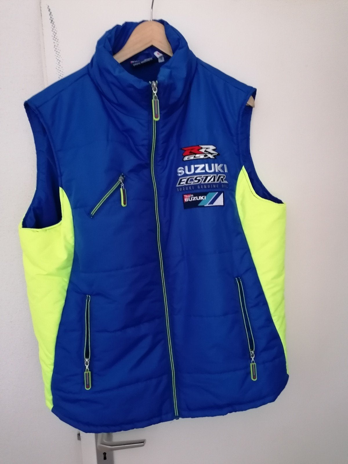 te koop Suzuki Moto GP bodywarmer, Maat 52/54 (L), Blauw, Ophalen of Verzenden, Suzuki