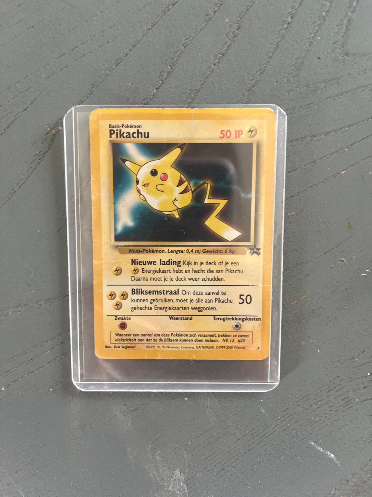 Zeldzame Pikachu Pokémon kaart uit 1995 - Perfect voor verza, Ophalen of Verzenden, Losse kaart