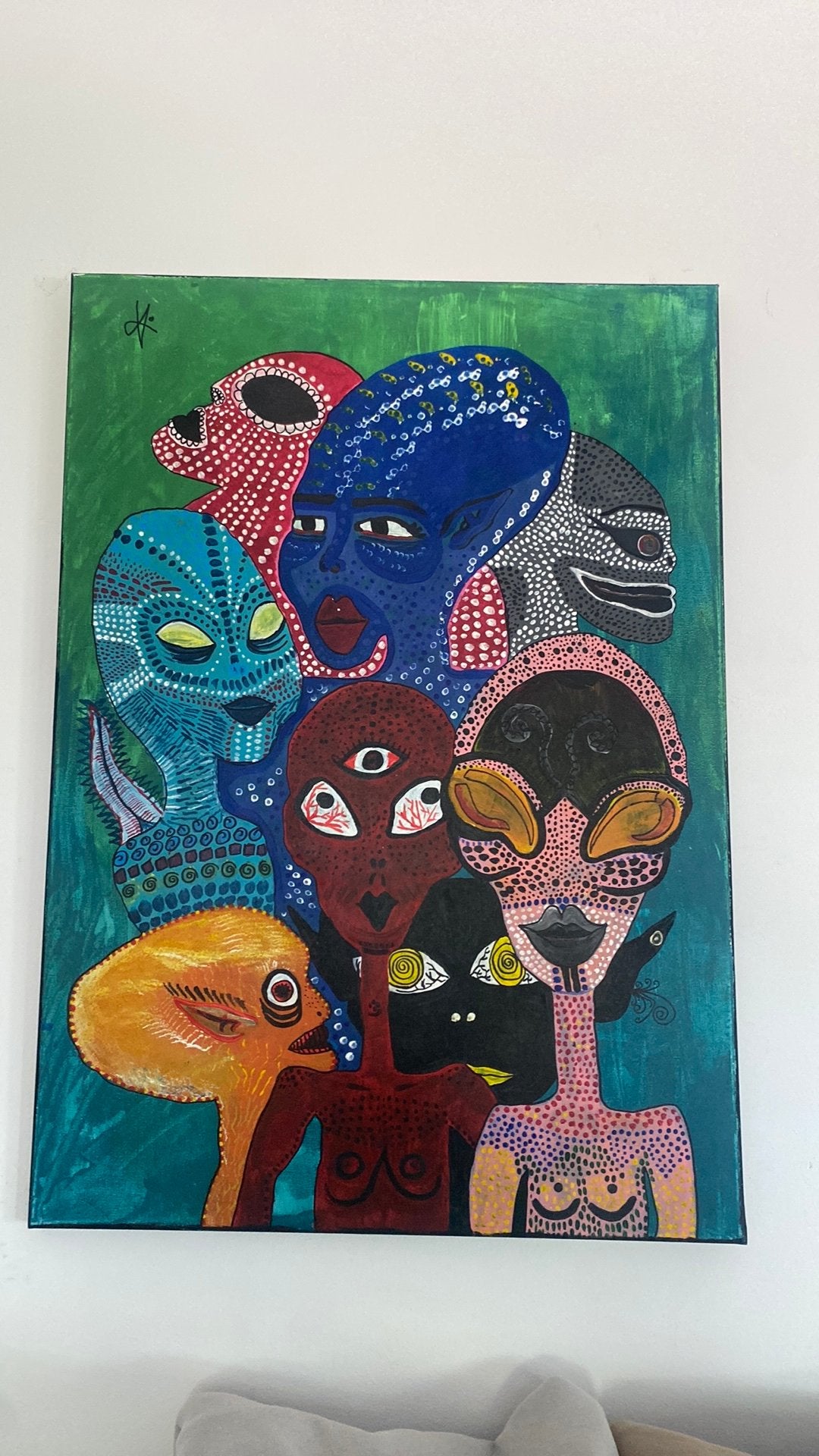 Loyrart painting canva, Antiek en Kunst, Ophalen