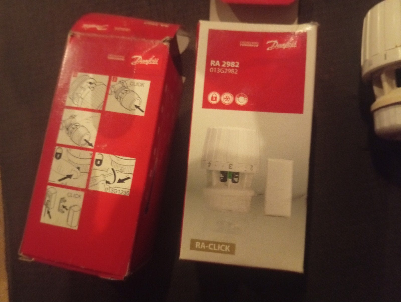 2 x stuks Danfoss RA-CLICK Thermostaatknop RA 2982, Doe-het-zelf en Verbouw, Ophalen of Verzenden, Nieuw, Thermostaat