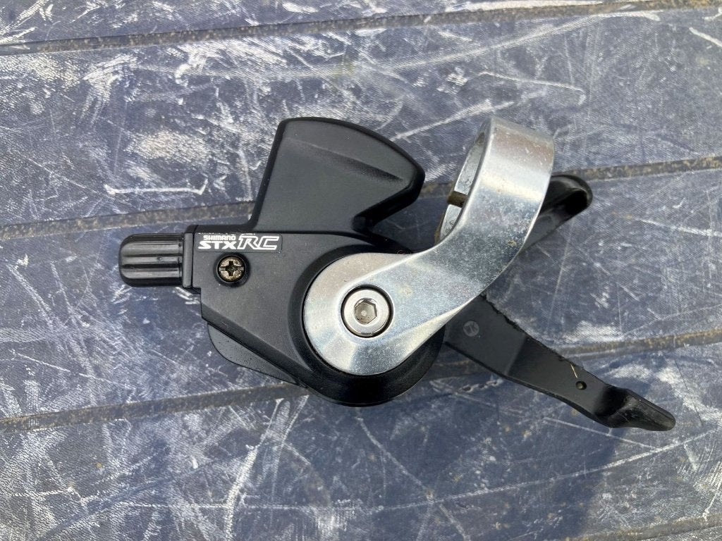 Shimano STX-RC linker shifter SL-MC41 3x, Fietsen en Brommers, Fietsonderdelen, Gebruikt, Kunststof, Ophalen of Verzenden, Derailleur of Ketting
