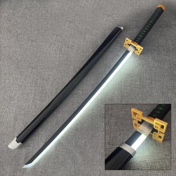 Demon Slayer Muichiro Tokito Katana - WIT LED Verlicht Zwaar, Ophalen, Zo goed als nieuw, Vulpen, Waterman