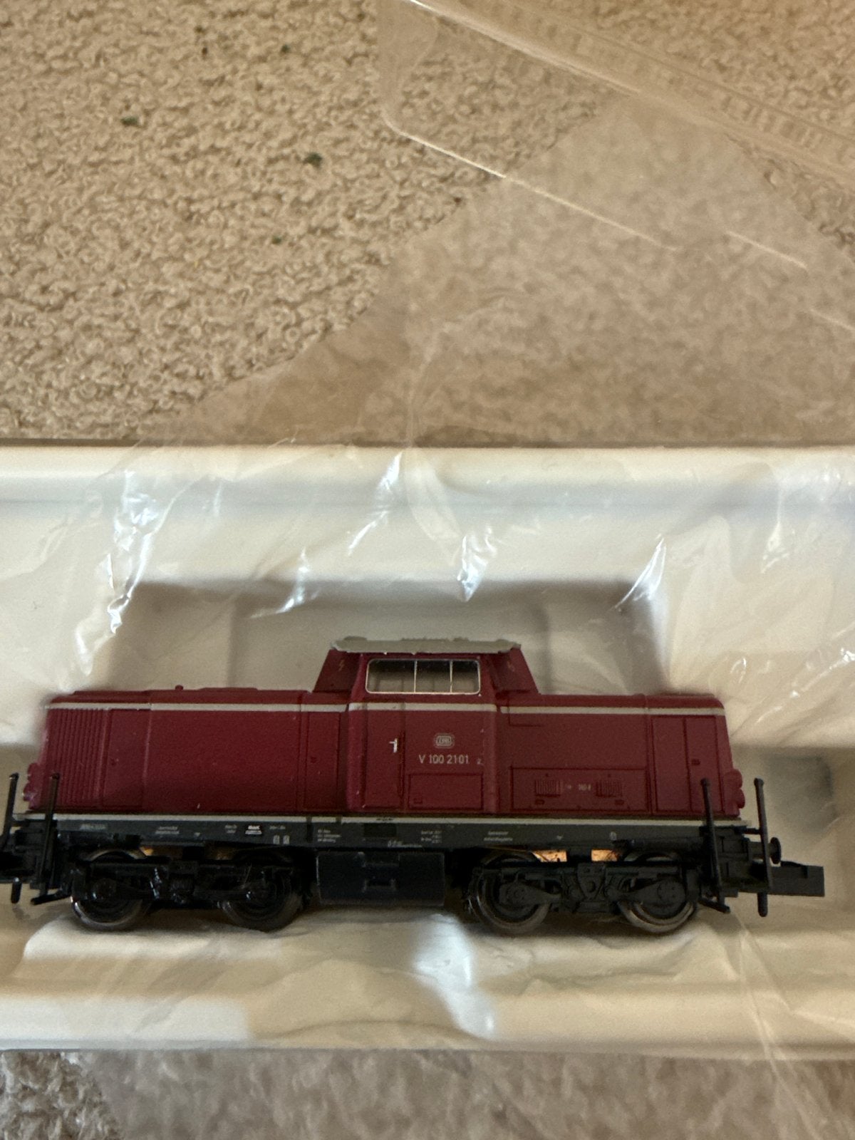Foto 4 van Trix Diesellok V 100 2101 (12446) - Zo goed als nieuw