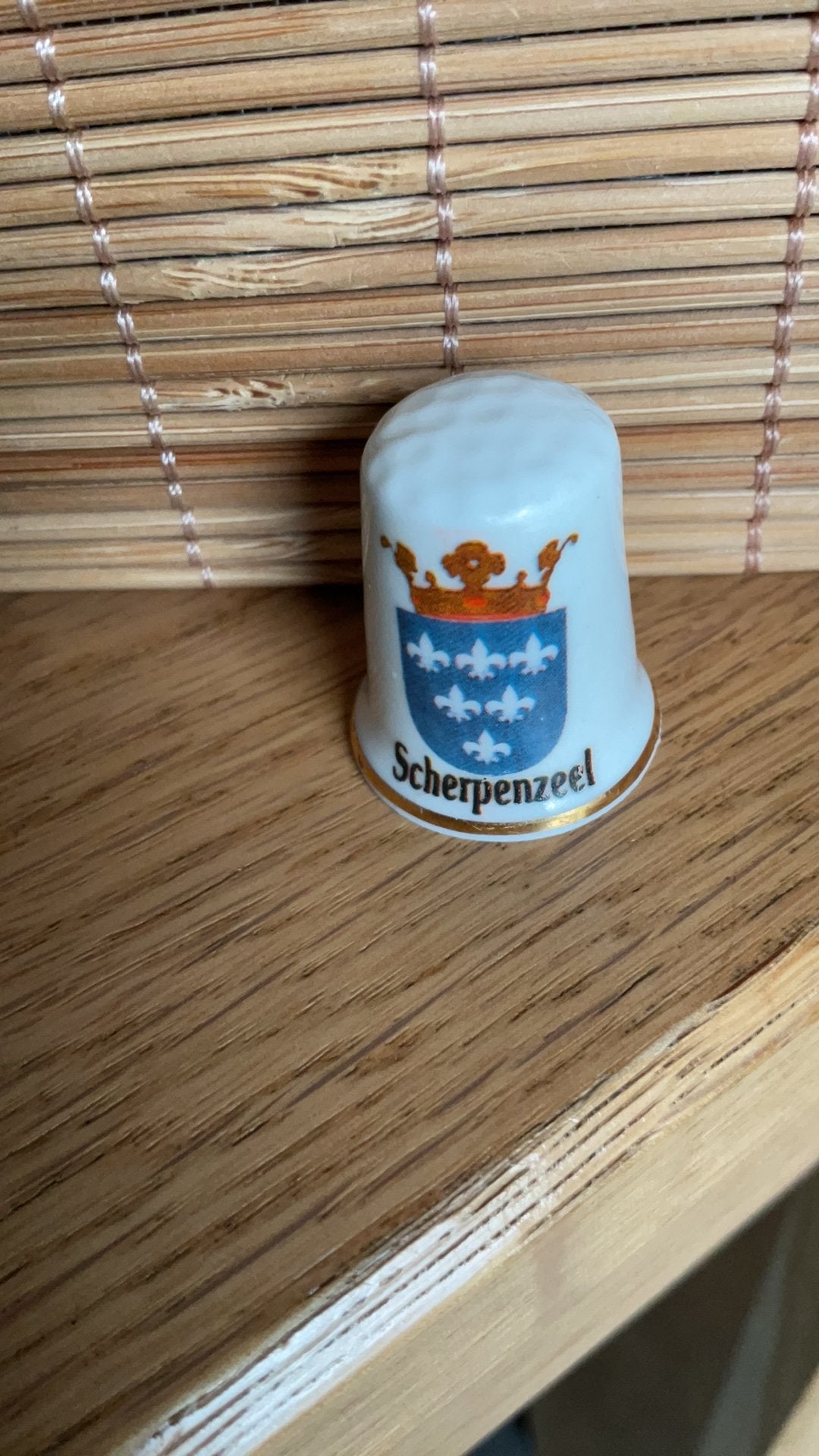 Scherpenzeel vingerhoedje vingerhoedjes vingerhoeden, Verzenden, Nieuw, Porselein, Nederland