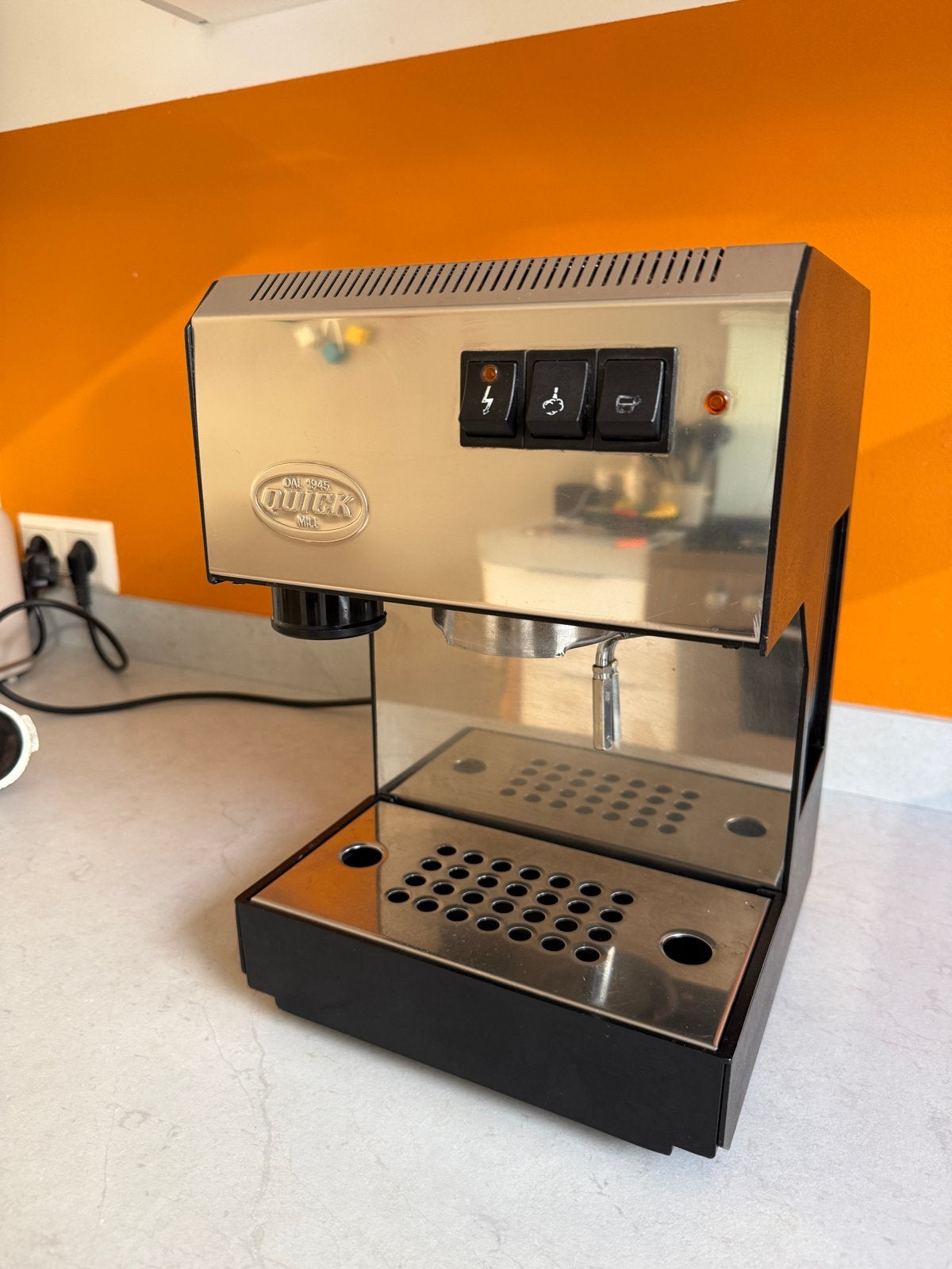 Quickmill  Quick mill 2820 Espressomachine - Gebruikt, Witgoed en Apparatuur, Stoompijpje, Gebruikt, Espresso apparaat, 10 kopjes of meer