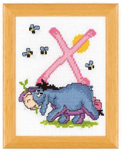Borduurpakket Winnie de Pooh letter X 40874, ., Nieuw, Ophalen of Verzenden, .