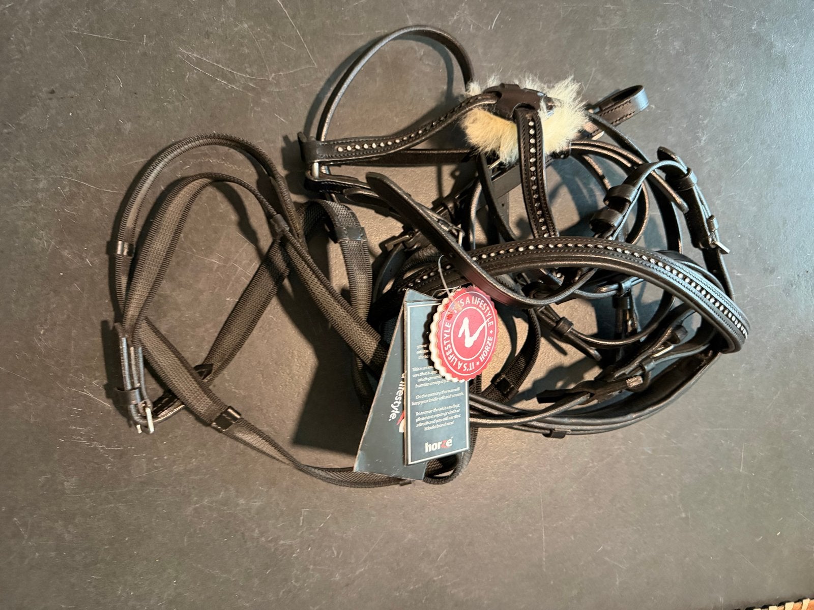 Horze mexican bridle bitloos hoofdstel  nieuw, Dieren en Toebehoren, Ophalen of Verzenden