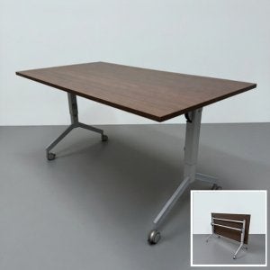 Lensvelt verrijdbare klaptafel met NIEUW blad - 160x80 cm, Huis en Inrichting, Tafelonderdelen, Niet ingevuld, Gebruikt, Niet ingevuld