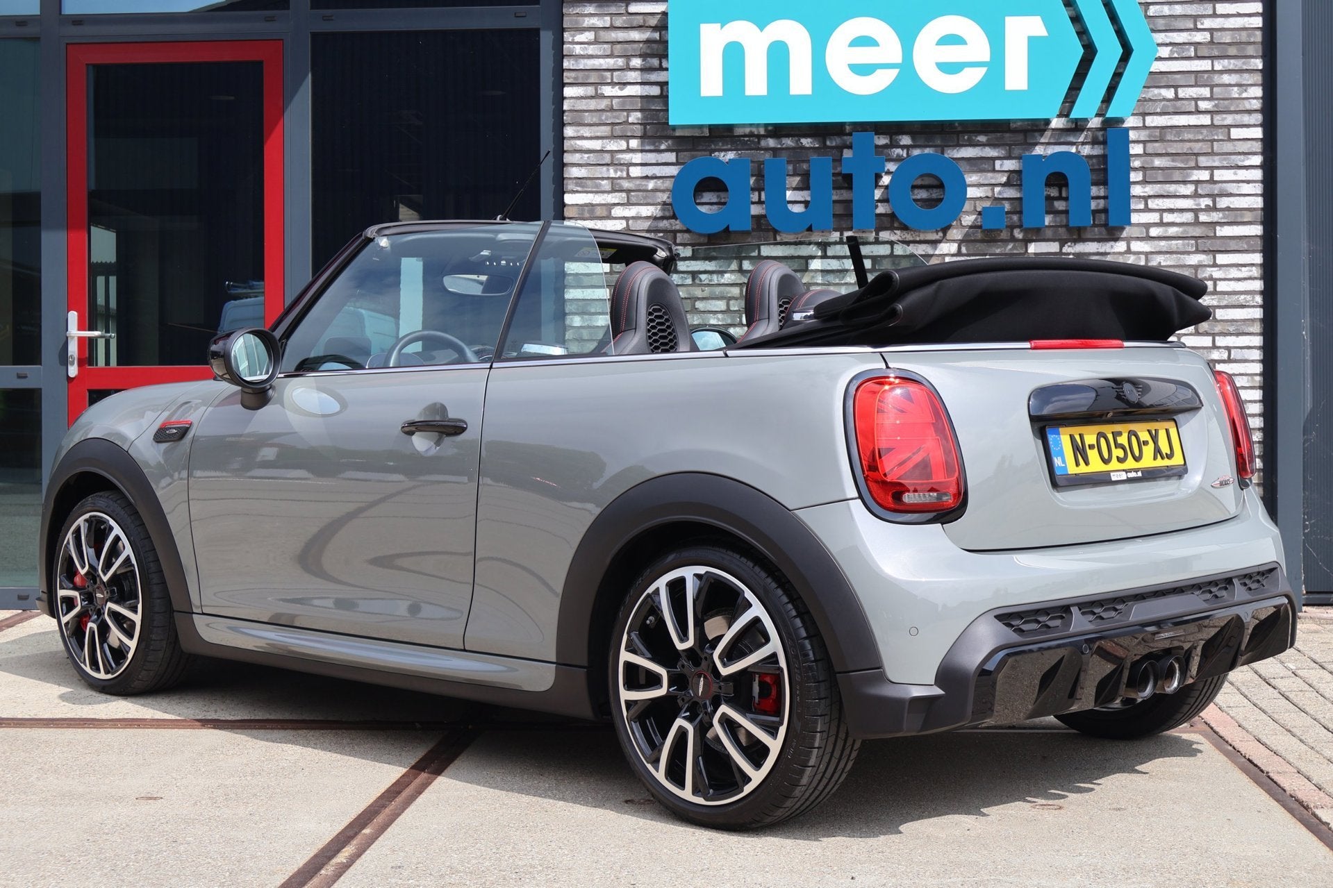 Mini Cabrio 2.0 231pk John Cooper Works JCW VOL! HUD l H/K l, Auto's, Mini, 1998 cc, Gebruikt, Euro 6, Cabriolet