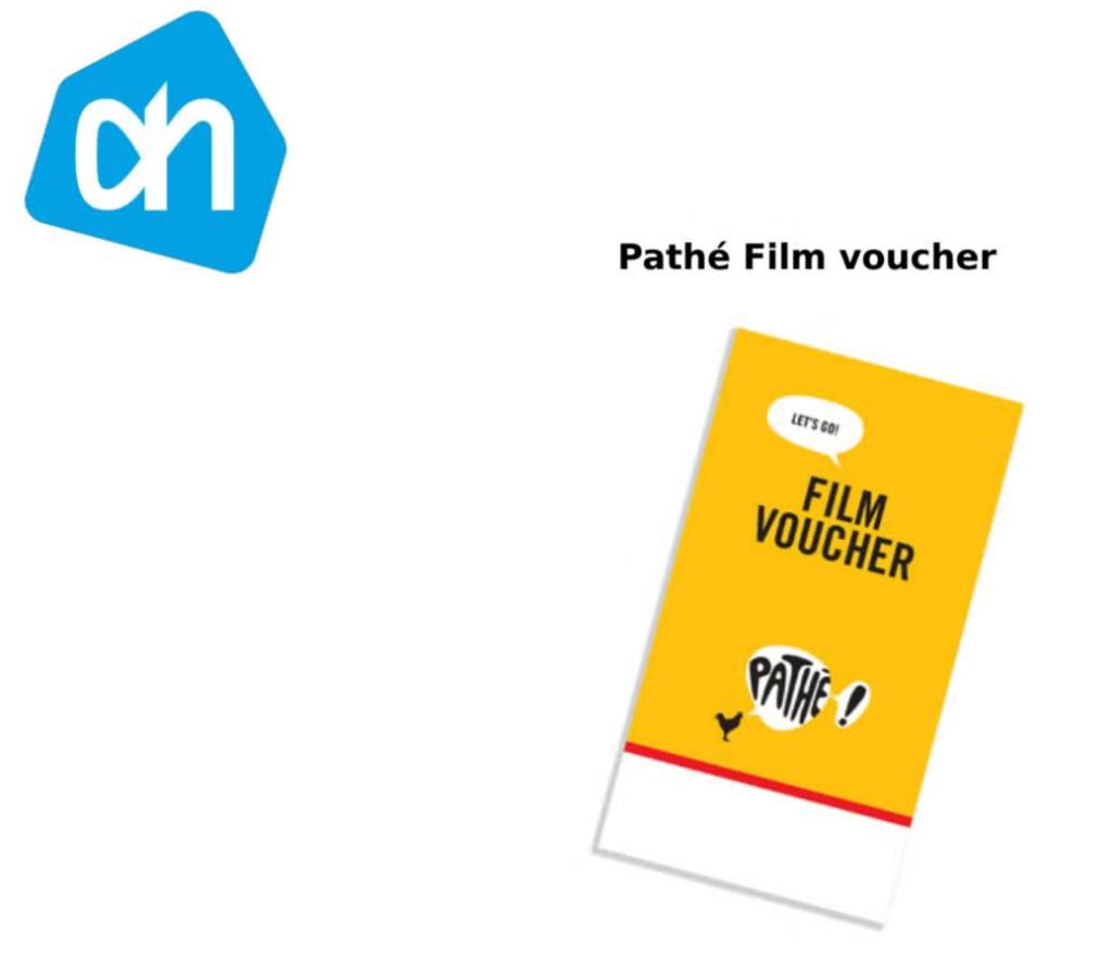 Pathe filmvouchers, Tickets en Kaartjes, Filmkaartjes, Eén persoon, Vrijkaartje alle films