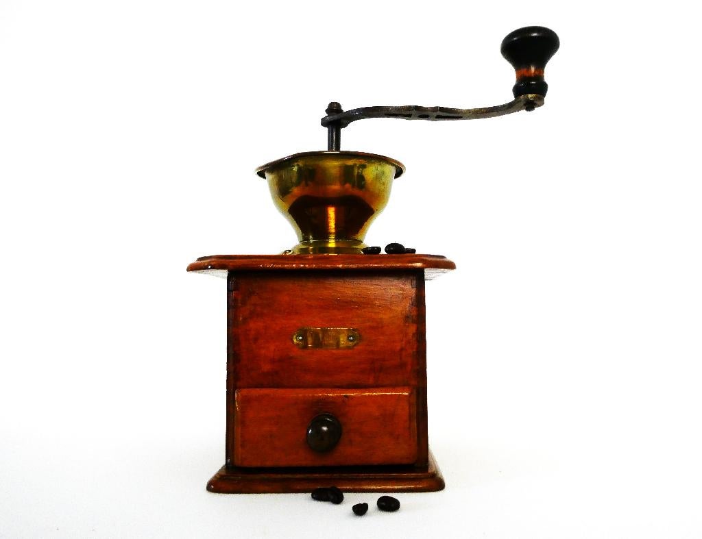 Koffiemolen van het merk PeDe ca. 1900, Antiek en Kunst, Ophalen of Verzenden
