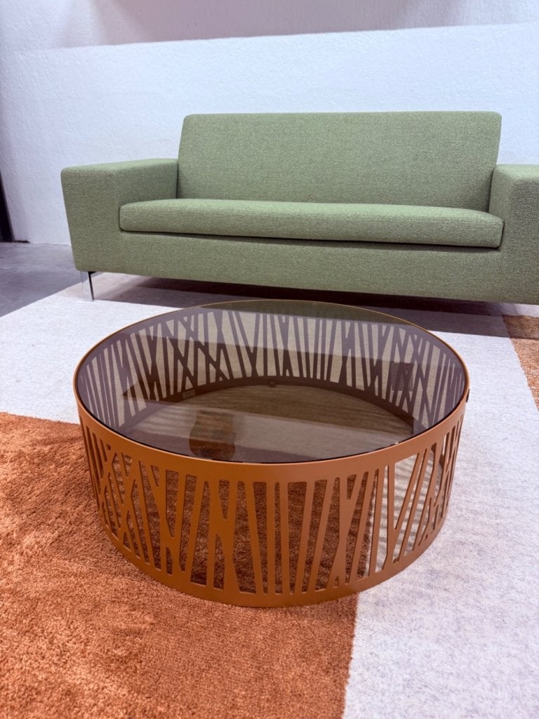 Nieuw Rolf Benz 8330 107 Salontafel Design Tafel D80, Service@rolf-benz.com, Nieuw, Ophalen of Verzenden, Glas