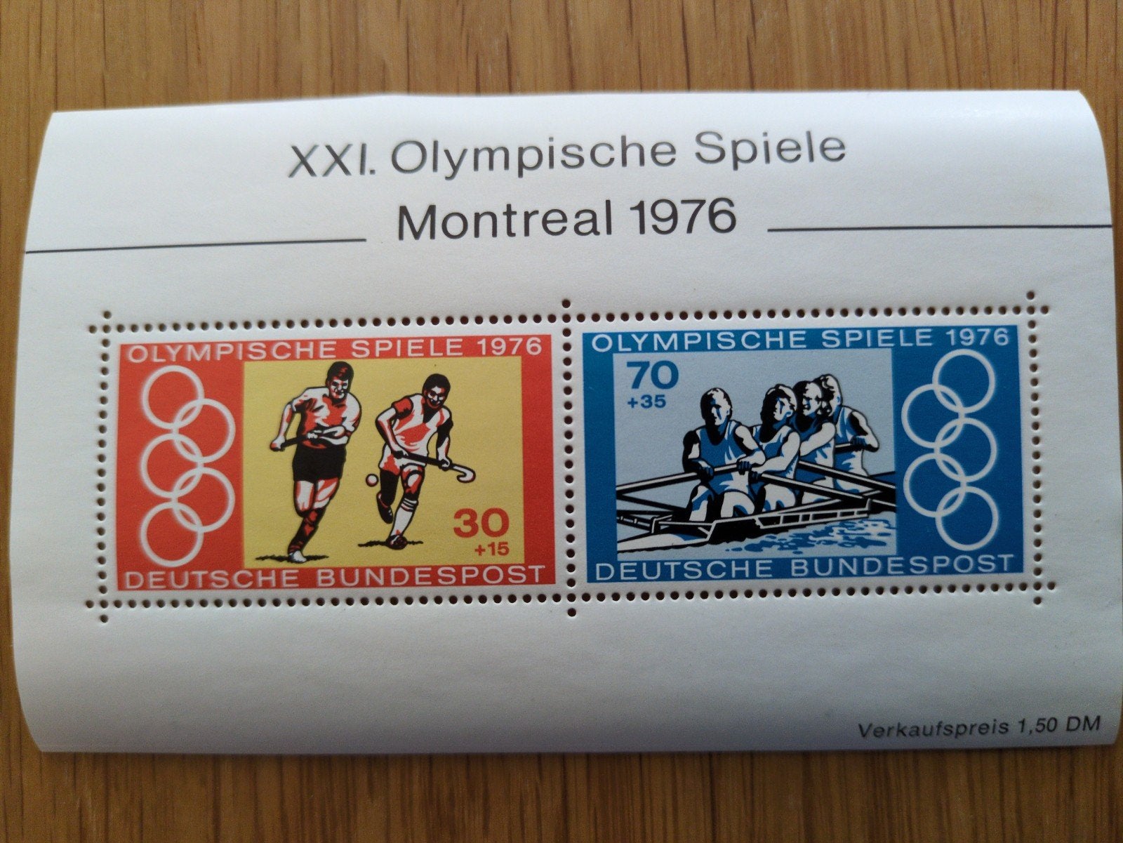 Duitse postzegels Olympische Spelen Montreal 1976, Postzegels en Munten, Ophalen of Verzenden, BRD