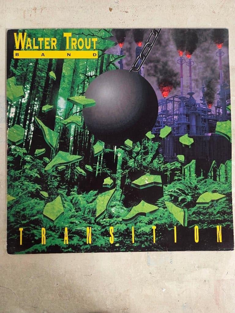 Blues lp WALTER TROUT BAND: TRANSITION, LP, Gebruikt, Inclusief binnenhoes, Ophalen of Verzenden