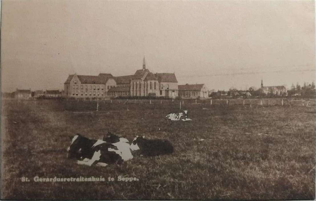 Seppe (Noord-Brabant) 1915 - St. Gerardus Retraitehuis, Ophalen of Verzenden, Voor 1920, Gelopen, Noord-Brabant